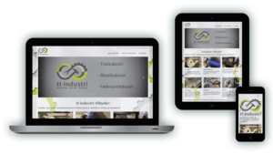 TT-industri responsiv hjemmeside designet og tegnet af Signature Design - grafisk design i Silkeborg og Ikast