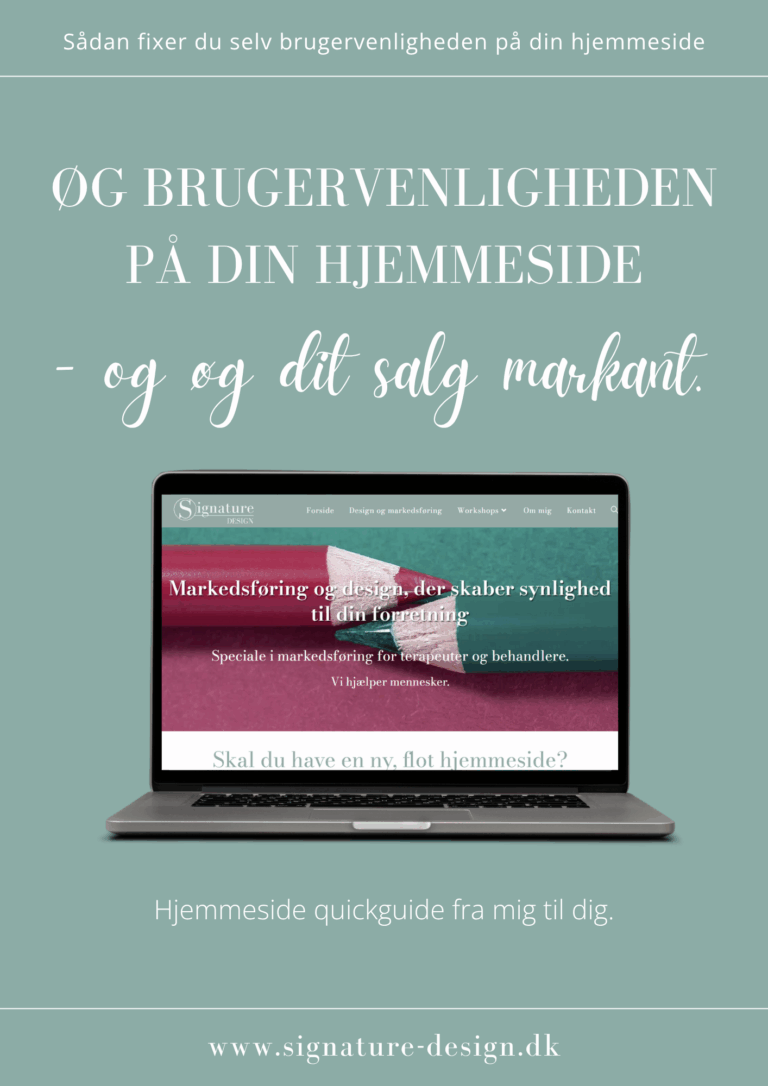 Sådan fixer du selv brugervenligheden på din hjemmeside - markedsføring til behandlere og terapeuter.