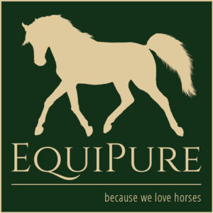 EquiPure logo designet og tegnet af Signature Design - grafisk design i Silkeborg og Ikast