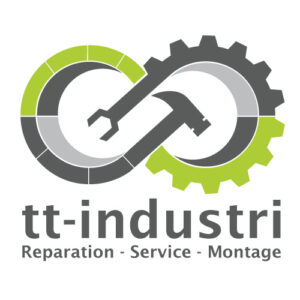 TT-industri logo designet og tegnet af Signature Design - grafisk design i Silkeborg og Ikast