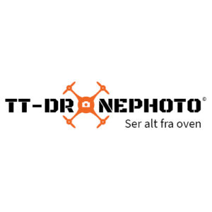 TT-DRONEPHOTO logo designet og tegnet af Signature Design - grafisk design i Silkeborg og Ikast