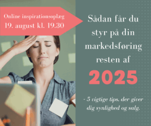 Kom med og få 5 vigtige tips til din markedsføring og synlighed som behandler resten af året.