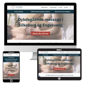 Professionel hjemmeside tilkoblet dit bookingsystem - designet af Signature Design - Få en hjemmeside med fokus på synlighed og salg.
