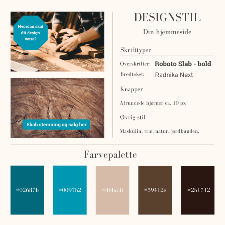 Skal du have en ny hjemmeside til din tømrervirksomhed? Signature Design laver professionelle hjemmesider i et flot, funktionelt design.