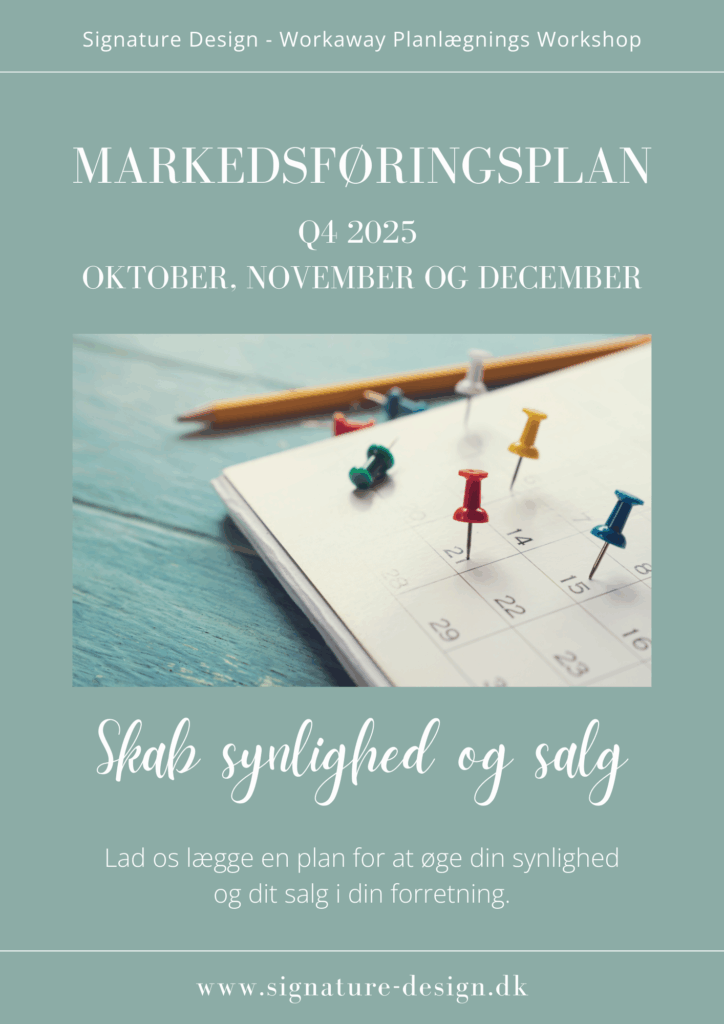 Lav din markedsføringsplan sammen med Carolina Søndergaard fra Signature Design.