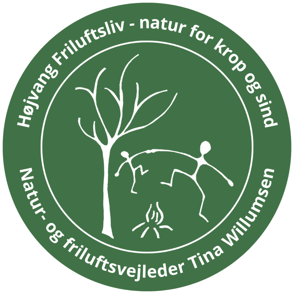 Højvang Friluftsliv - Logo designet af Carolina Søndergaard fra Signature Design ud fra kundes tegning.