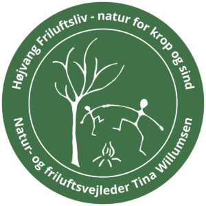 Højvang Friluftsliv - Logo designet af Carolina Søndergaard fra Signature Design ud fra kundes tegning.